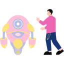 پیش‌نمایش فایل boy-is-making-changes-in-the-intelligence-robot-10589443 از پک ربات