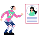 پیش‌نمایش فایل exoskeleton-robot-is-checking-employees-profile-10589463 از پک ربات