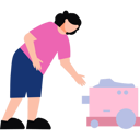 پیش‌نمایش فایل girl-is-cleaning-with-the-help-of-robotic-machine-10589484 از پک ربات