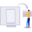 پیش‌نمایش فایل boy-is-converting-a-folder-to-a-document-on-the-screen-10495174 از پک تبدیل فایل
