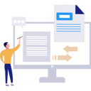 پیش‌نمایش فایل boy-is-pointing-at-the-document-on-the-screen-10495095 از پک تبدیل فایل