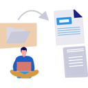 پیش‌نمایش فایل boy-is-working-on-laptop-and-converting-all-his-files-10495167 از پک تبدیل فایل