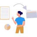 پیش‌نمایش فایل female-is-pointing-at-the-conversion-of-document-10495128 از پک تبدیل فایل