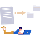 پیش‌نمایش فایل girl-is-relaxing-while-working-on-laptop-10495126 از پک تبدیل فایل