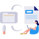 پیش‌نمایش فایل girl-is-sharing-folder-data-into-document-10495121 از پک تبدیل فایل