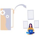 پیش‌نمایش فایل girl-is-sitting-and-working-on-mobile-data-10495135 از پک تبدیل فایل