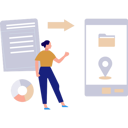 پیش‌نمایش فایل girl-is-storing-navigation-data-into-file-10495175 از پک تبدیل فایل
