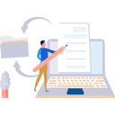 پیش‌نمایش فایل guy-is-pointing-to-conversion-of-data-10495110 از پک تبدیل فایل