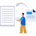 پیش‌نمایش فایل guy-is-showing-how-to-convert-a-text-file-into-a-document-10495164 از پک تبدیل فایل