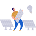 پیش‌نمایش فایل boy-is-connecting-solar-panel-plate-to-bulb-10582309 از پک خدمات پنل خورشیدی