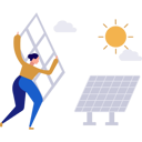 پیش‌نمایش فایل girl-is-carrying-electric-solar-power-10582261 از پک خدمات پنل خورشیدی