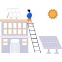 پیش‌نمایش فایل girl-is-working-on-panel-plate-by-climbing-ladder-10582285 از پک خدمات پنل خورشیدی