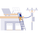 پیش‌نمایش فایل girl-is-working-on-the-solar-panel-10582270 از پک خدمات پنل خورشیدی