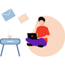 پیش‌نمایش فایل boy-is-working-from-home-10589562 از پک شغل دورکاری