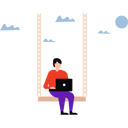 پیش‌نمایش فایل boy-is-working-remotely-10589531 از پک شغل دورکاری
