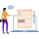 پیش‌نمایش فایل business-lady-is-reading-online-blog-10589535 از پک شغل دورکاری