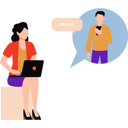 پیش‌نمایش فایل businessman-is-discussing-online-business-tactics-10589533 از پک شغل دورکاری