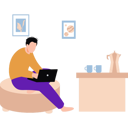 پیش‌نمایش فایل businessman-is-working-from-work-10589580 از پک شغل دورکاری