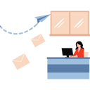 پیش‌نمایش فایل employee-is-sending-marketing-mails-10589549 از پک شغل دورکاری
