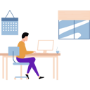 پیش‌نمایش فایل employee-is-working-on-deadlines-10589540 از پک شغل دورکاری
