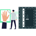 پیش‌نمایش فایل boy-doing-biometric-hand-scanning-10632728 از پک بیومتریک و اثرانگشت