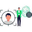 پیش‌نمایش فایل boy-doing-face-scanning-10632711 از پک بیومتریک و اثرانگشت