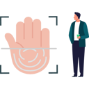 پیش‌نمایش فایل boy-looking-at-hand-print-scanner-10632712 از پک بیومتریک و اثرانگشت