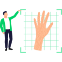 پیش‌نمایش فایل boy-pointing-at-handprint-biometric-10632746 از پک بیومتریک و اثرانگشت