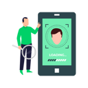 پیش‌نمایش فایل boy-showing-face-scanning-loading-on-mobile-10632731 از پک بیومتریک و اثرانگشت