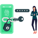 پیش‌نمایش فایل girl-adding-password-to-phone-10632706 از پک بیومتریک و اثرانگشت