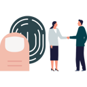 پیش‌نمایش فایل girl-and-boy-talking-about-biometric-thumbprint-10632715 از پک بیومتریک و اثرانگشت