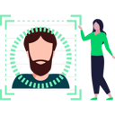 پیش‌نمایش فایل girl-looking-at-security-id-10632734 از پک بیومتریک و اثرانگشت