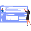 پیش‌نمایش فایل business-lady-is-looking-at-users-resume-10608502 از پک پروفایل