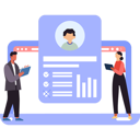 پیش‌نمایش فایل business-team-is-viewing-employees-profile-10608547 از پک پروفایل