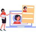 پیش‌نمایش فایل business-woman-is-looking-at-user-profile-10608534 از پک پروفایل