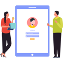 پیش‌نمایش فایل businessman-is-logging-into-employee-account-10608563 از پک پروفایل
