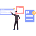 پیش‌نمایش فایل businessman-is-looking-at-resume-10608504 از پک پروفایل