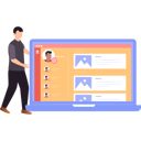 پیش‌نمایش فایل businessman-is-looking-at-social-media-profile-10608525 از پک پروفایل