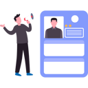 پیش‌نمایش فایل businessman-is-making-employee-announcement-10608564 از پک پروفایل