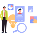 پیش‌نمایش فایل businessman-is-searching-employee-10608573 از پک پروفایل