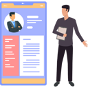 پیش‌نمایش فایل businessman-is-viewing-employees-biodata-on-mobile-10608528 از پک پروفایل