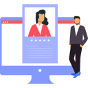 پیش‌نمایش فایل businessman-selects-top-rated-employee-10608517 از پک پروفایل