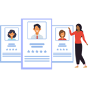 پیش‌نمایش فایل lady-manager-is-giving-employees-star-10608577 از پک پروفایل
