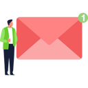 پیش‌نمایش فایل businessman-is-looking-at-the-mail-notification-10632808 از پک اعلان