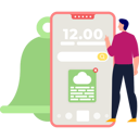 پیش‌نمایش فایل businessman-is-looking-at-time-in-mobile-10632791 از پک اعلان