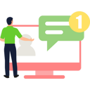 پیش‌نمایش فایل businessman-is-operating-chatting-application-through-computer-10632811 از پک اعلان