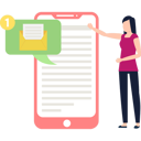 پیش‌نمایش فایل businesswoman-have-unread-promotional-messasges-10632764 از پک اعلان