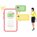 پیش‌نمایش فایل employee-is-doing-social-media-advertising-10632783 از پک اعلان