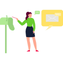 پیش‌نمایش فایل employee-is-explaining-about-mail-notification-10632766 از پک اعلان