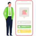 پیش‌نمایش فایل employee-is-reading-notifications-10632817 از پک اعلان